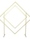 Double Diamond Gold Metal Backdrop