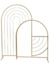 Puzzle Archway - Gold Metal Art Deco
