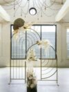 Puzzle Archway - Gold Metal Art Deco