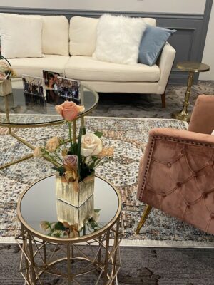 ModernGoldandGlassCoffeeTable-Roundjpg