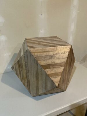 Sheesham Octagonal Wood Side Table