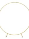 Gold Metal Circle Arch