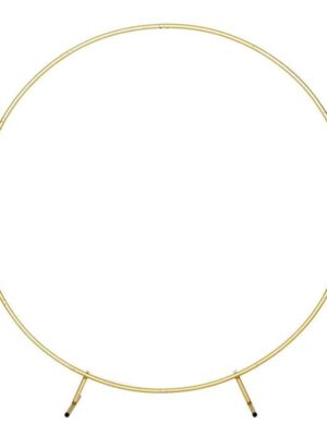 Gold Metal Circle Arch