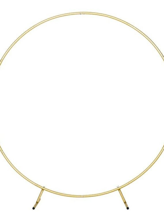 Gold Metal Circle Arch