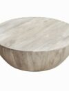 Mango Wood Drum Coffee Table