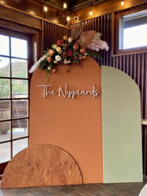 3 Piece Wooden Cut Out Backdrop