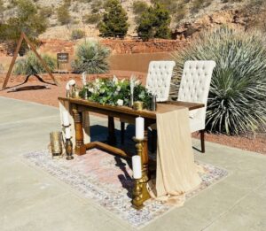 6 ft wooden farm style table with detailed heavy legs 