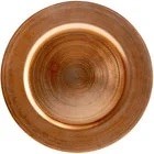 Shiny Copper Charger Plate