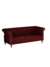 Burgundy Chesterfield Sofa