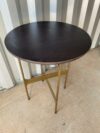 Black and Brass accent table