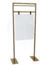 Gold Metal Sign Stand
