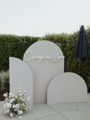 Arch Cover - Fabric Cover For Wooden Cut Out Arch