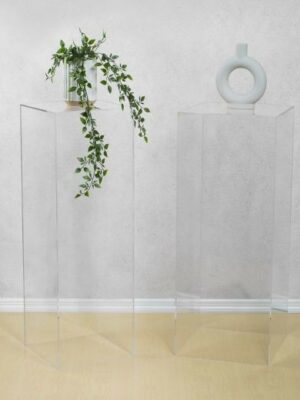 12" x 24" clear acrylic riser