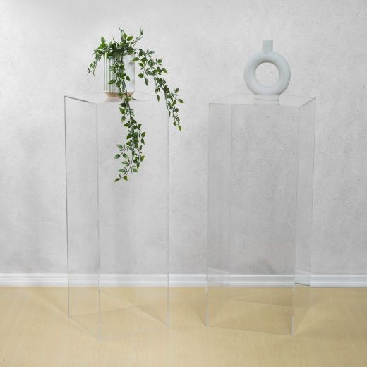 12" x 24" clear acrylic riser