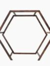 Wedding Arch - Wooden Double Hexagon