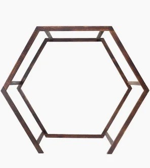 Wedding Arch - Wooden Double Hexagon