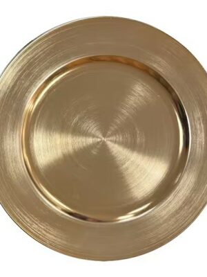 Charger Plate - Gold Melamine