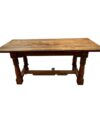 Rustic wood 6ft farm table