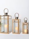 Lantern Set of 3 - Copper