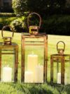 Lantern Set of 3 - Copper