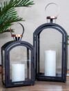 LANTERN - BLACK & COPPER