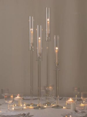 Crystal Taper Candle Holders